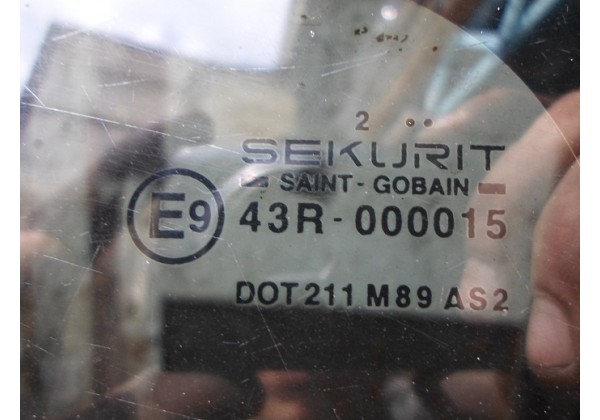 Скло двері задньої розпашної правої Partner, Berlingo, 2003-2008 р
